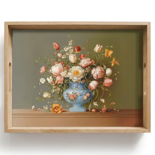 Neutral - Bloemen - Boeket - Vaas Dienblad Rechthoek middel -z3d_shopping