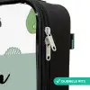Dino Dynastie Kinderkoffer - Zwart klein -rits_NL