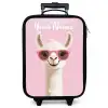 Lama - Wit - Zonnebril - Wimpers Kinderkoffer - Zwart klein -zzz_website3d