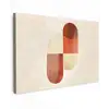 Bogen - Beige - Vormen Tuinposter op houten frame 2 cm dik klein -3d