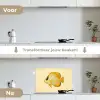 Ovaal - Vis - Geel - Schubben keuken achterwand spatscherm klein -voor_na_NL