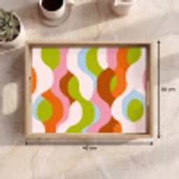Abstract - Vormen - Roze Dienblad Rechthoek middel -USP_Formaat