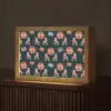 Rolschaatsen - Patroon - Disco Light Box met kabel (Tafellamp) klein 924 -z3d_website