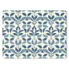 Flora - Modern - Blauw muismat rubber klein 262 -3d
