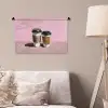 Koffiebekers - Deksel - Verf - Textuur Wandkleed katoen klein -sfeer4