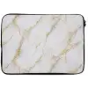 Wit - Goud - Marmer - Aders laptophoes neopreen klein 279 -zkaufland3dotto