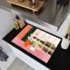 Bloemen - Koffie - Raam Inductie beschemer met haakjes klein -sfeer1