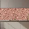 Botanisch - Bloemen - Roze keuken achterwand 2 middel 871 zz_3dshopping