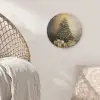 Kerstboom - Cadeaus - Goud Akoestische PET Vilt - Rond klein -sfeer4