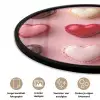 Macarons - Hartjes - Kleurrijk - Roze Fotolijst rond zonder passe partout klein -closeup_NL