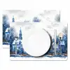Winterse Droom in Delft Placemat vinyl groot -zzsfeer2_Kitchenyeah-website