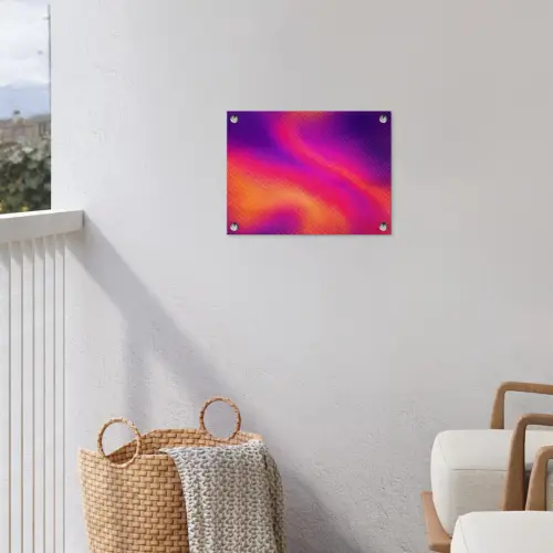 Abstract - Patroon - Kleurverloop tuinposter los doek klein -sfeer8