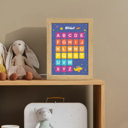 Alfabet - Educatief - Letters leren voor kinderen - Ruimte Light Box met kabel klein -sfeer2_kind