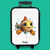 Clownvis met bellen op witte achtergrond Kinderkoffer - Zwart klein -zzz_website3d_nbs