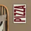 Pizza - Vintage - Decoratie - Japandi canvas 2cm klein -sfeer3