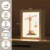 Kraan - Oranje - Scheepscontainer Light Box met kabel (Kinderlampje) klein -USP_NL