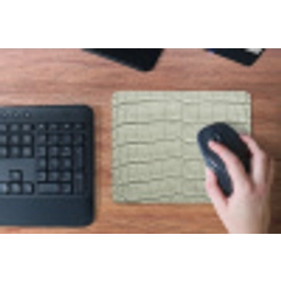 Krokodillenleer - Schubben - Groen muismat rubber klein -toetsenbord