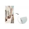 Terras - Stoelen - Strand - Beige fotobehang vinyl groot -3d