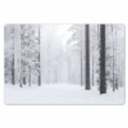 Bos - Sneeuw - Pad - Winter - Stilte Placemat vinyl groot -zzsfeer1_Kitchenyeah-website