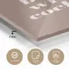 Cocktail - Tekst - Patroon - Wit plexiglas 5mm klein -sfeer2