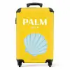 Summer destinations - Palm beach geel NBS - Handbagage koffer - Kinderen Unisex middel -productfoto_recht