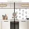 Koffie - Broodjes - Zwart - Wit keuken achterwand 2 middel -voor-na2_DE