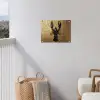 Kreeft - Zwart - Goud - Luxe tuinposter los doek klein -sfeer8