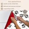 Paw - Pattern -Black keuken achterwand spatscherm klein 900 -spatscherm_NL