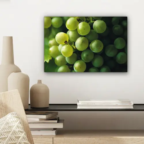 Druiven - Tros - Groen canvas 2cm klein -sfeer6
