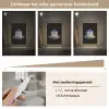 Pannenkoeken - Blauwe Bessen - Bord Light Box met kabel (Tafellamp) klein -USP_dimbaarNL