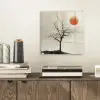 Boom - Zon - Modern - Landschap plexiglas 5mm klein -sfeer1