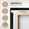 Lijntekening - Koffiekop - Zwart KitchenYeah - Keuken - Canvas klein -ycloseup