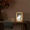 Rotsen - Zee - Boom - Groen Light Box met kabel (Tafellamp) klein -sfeer4