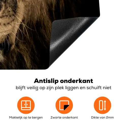 Gezicht van de Koninklijke Duisternis Inductie beschermer vinyl 3mm klein -zzzzzzz-td-onderkant