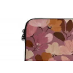 Bloem - Patroon - Roze laptophoes neopreen klein 279 -detail