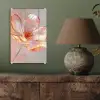 Glazen - Bloem - Roze plexiglas 5mm klein -sfeer3
