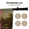 Klassiek - Humor - Roze Wandkleed katoen klein -sfeer2