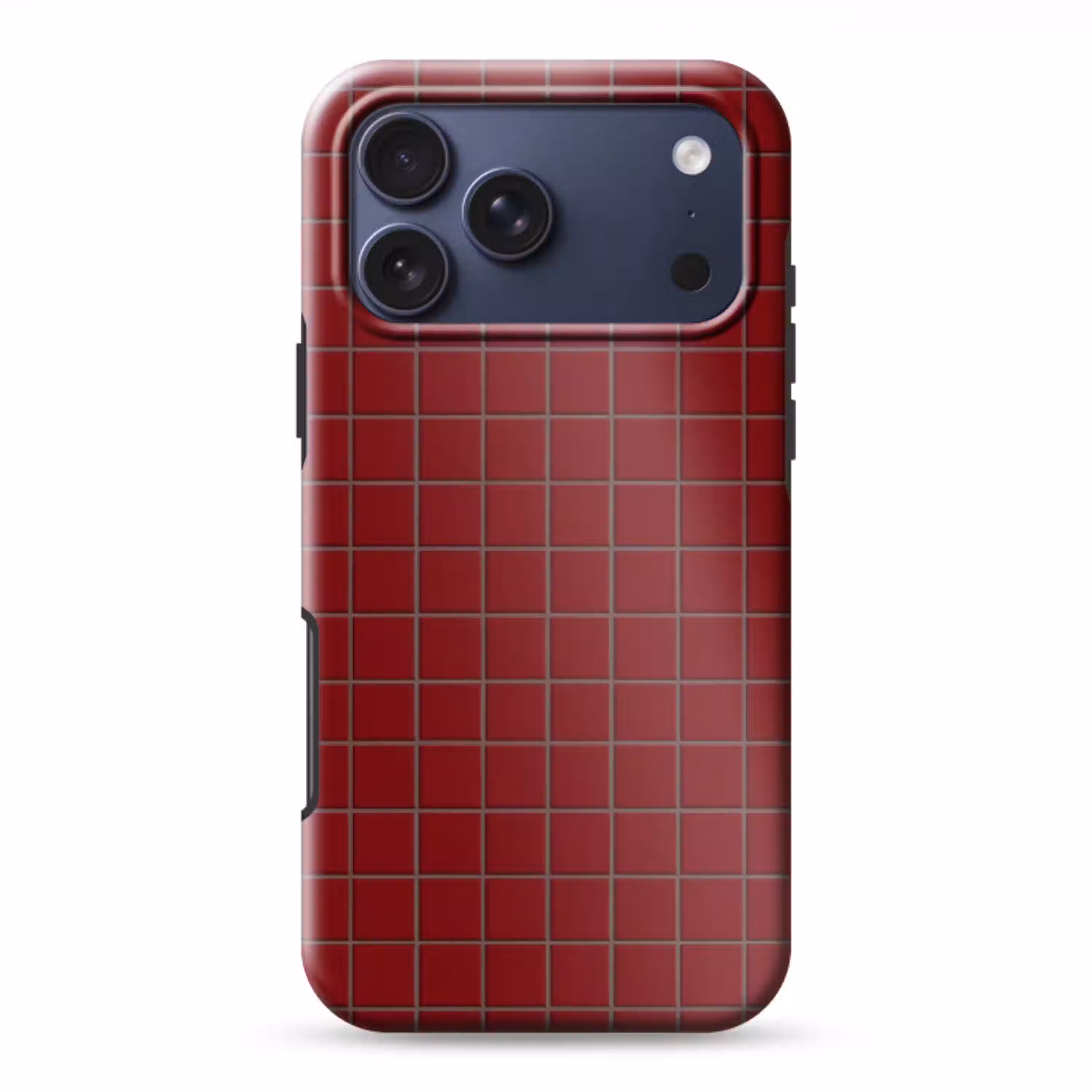 Patroon - Tegels - Burgundy Toughcase MagSafe Apple iPhone 17 Pro Max klein 1019 -3d