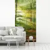 Zon - Bos - boom - Natuur - Herfst fotobehang vinyl groot -woonkamer