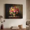 Kleuren - Boeket - Vaas - Hout Textielframe zwart klein -sfeer3