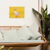 Eend - Zonnebril - Geel tuinposter los doek klein -sfeer7