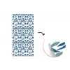Flora - Modern - Blauw fotobehang vinyl groot 64 -3d