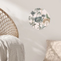 Inductie afdekplaat - Vintage - Jungle - Dieren - Natuur - Inductie beschermer Wandcirkel behangsticker klein -sfeer4