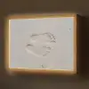 Voeten - Afdrukken - Zand Light Box met batterij (Wandlamp) middel -z3d_website