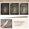 Doorkijk - Bloemen - Natuur - Bloementuin Light Box met kabel (Wandlamp) klein -USP_dimbaarNL