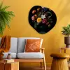 Lente - Bloemen - Klassiek - Vaas Wandcirkel Organisch Plexiglas middel -sfeer4