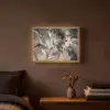 Grijs - Luxe  - Goud - Marmer Light Box met batterij (Wandlamp) middel -sfeer4
