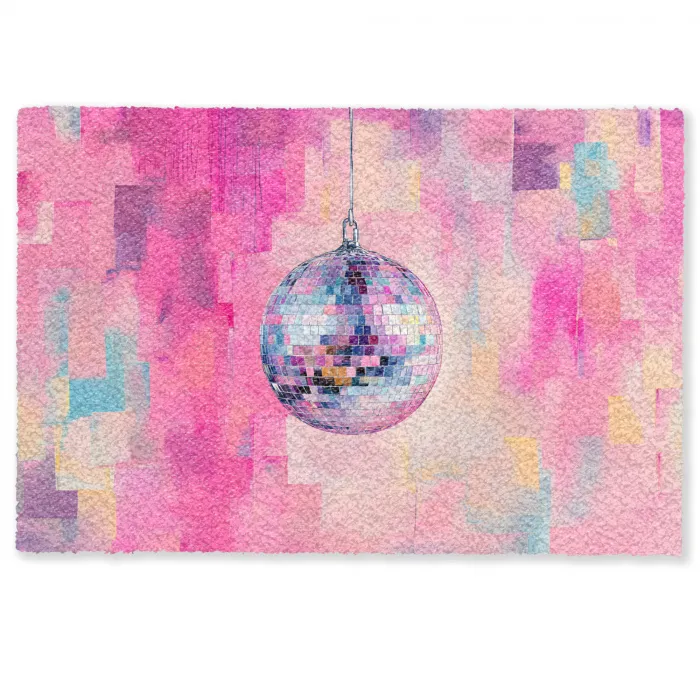 Discobal - Pink - Verf Deurmat klein -zkaufland3d