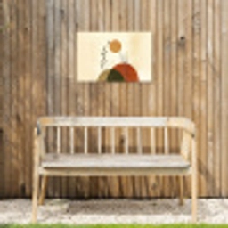 Planten - Abstract - Vormen Tuinposter op houten frame 2 cm dik klein -sfeer4