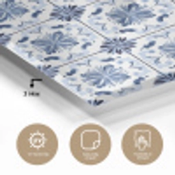 Patroon - Tegel - Blauw plexiglas 5mm klein 11 -sfeer2